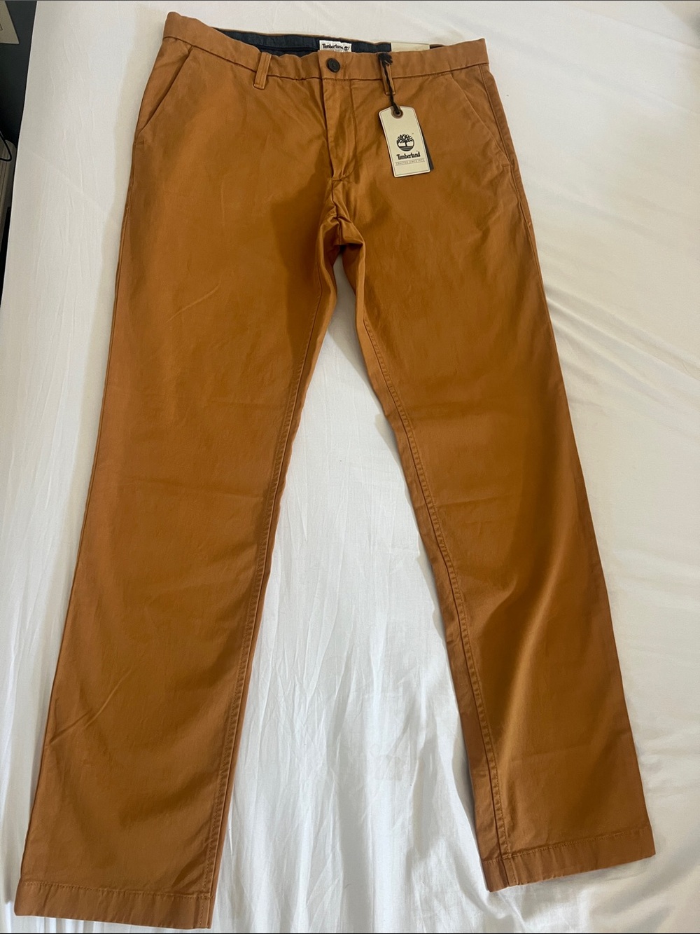 New Timberland Men's Tan Chino Pants